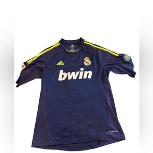 Real Madrid Ronaldo 7 Adidas Soccer Jersey Navy Men’s M Climacool